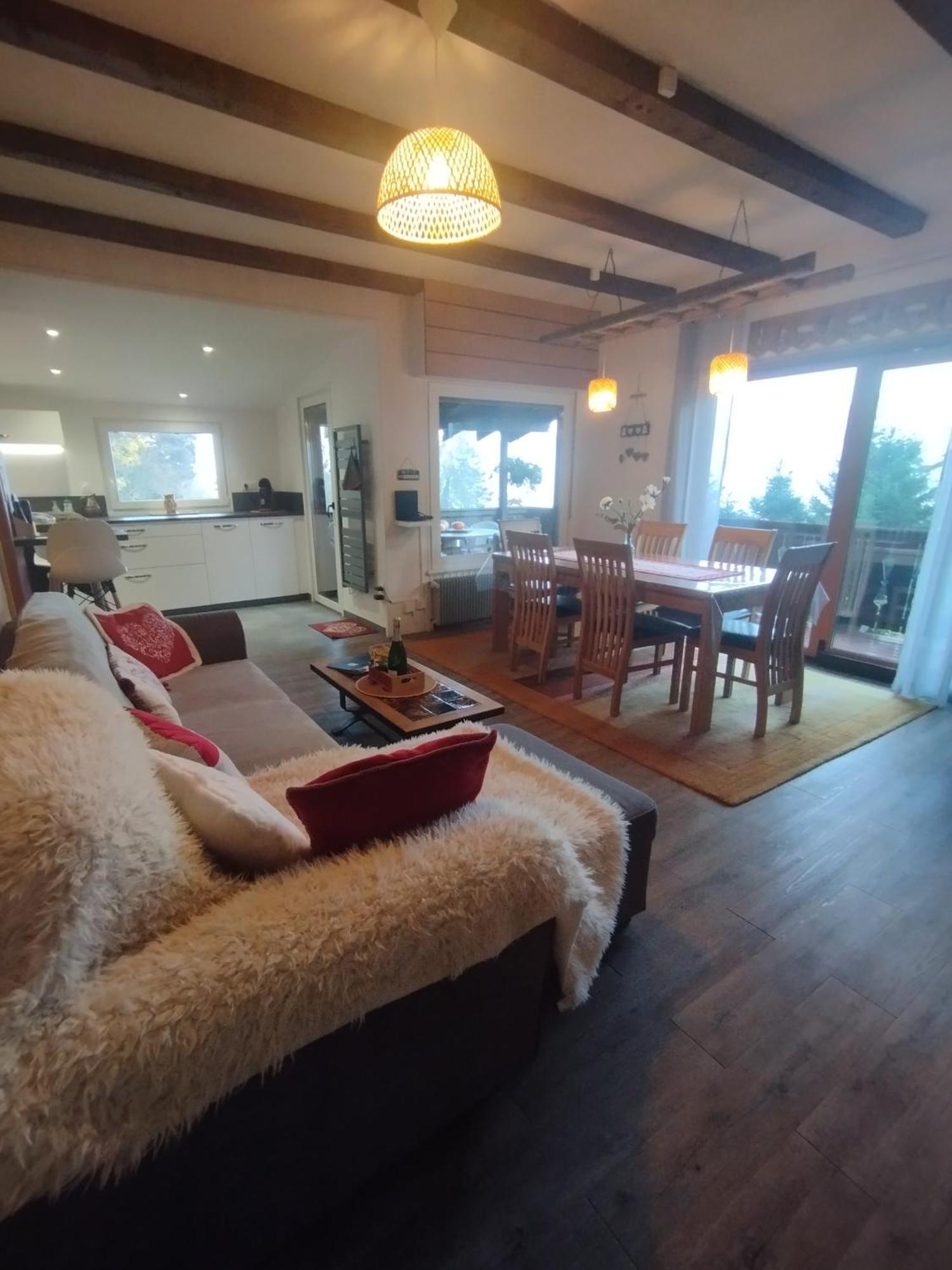 Chalet Au Bois Des Ecureuils Classe Trois Etoiles. Muhlbach-sur-Munster Eksteriør billede